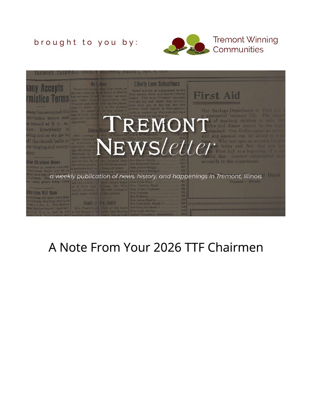 Weekly Newsletter 2026-06-18